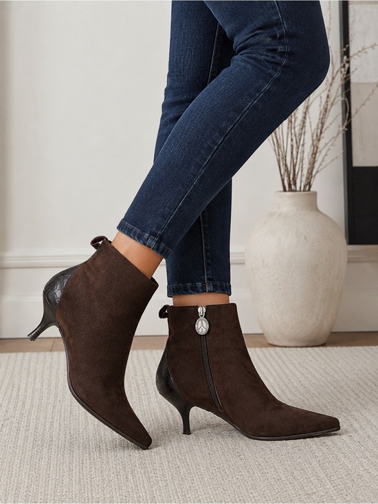 Donald J. Pliner Shoes - DONALD J PLINER Lola Ankle Suede Booties